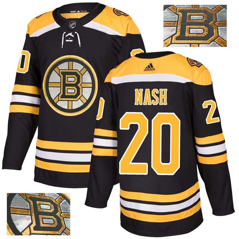 Bruins 20 Rick Nash Black With Special Glittery Logo Adidas Jersey,We sell and wholesale Bruins 20 Rick Nash Black With Special Glittery Logo Adidas Jersey on line form chian!